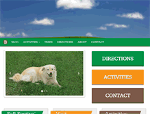 Tablet Screenshot of brownsholidayfarm.com